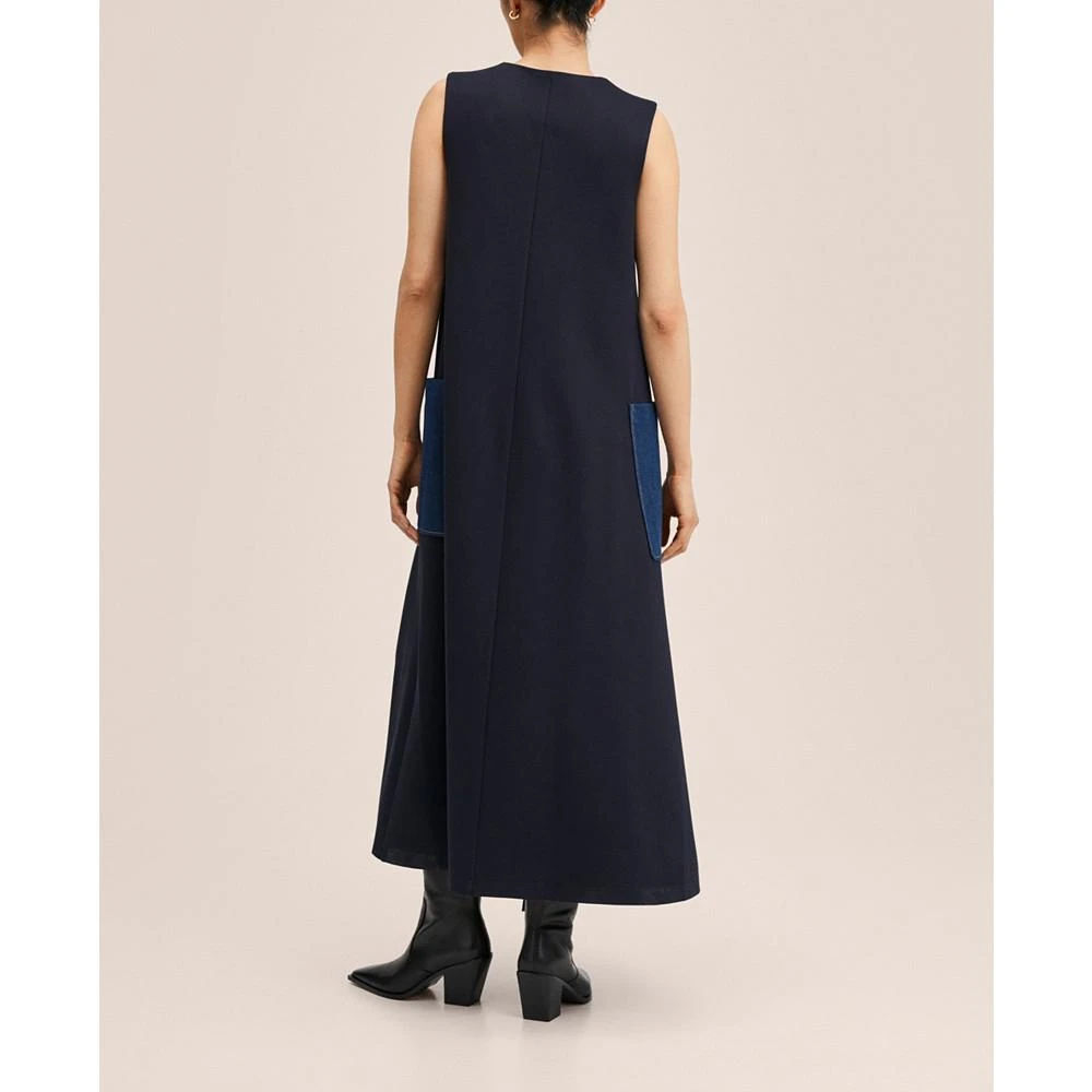 商品Mango|Women's Pocket Oversize Dress,价格¥445,第3张图片详细描述