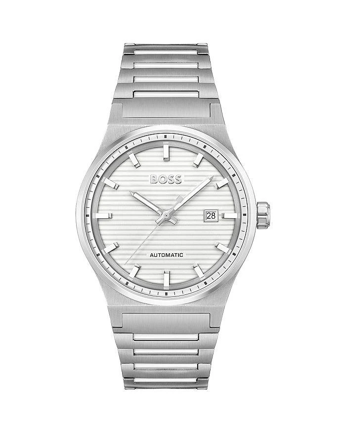 商品Hugo Boss|Candor Automatic Watch, 41mm,价格¥2988,第1张图片详细描述