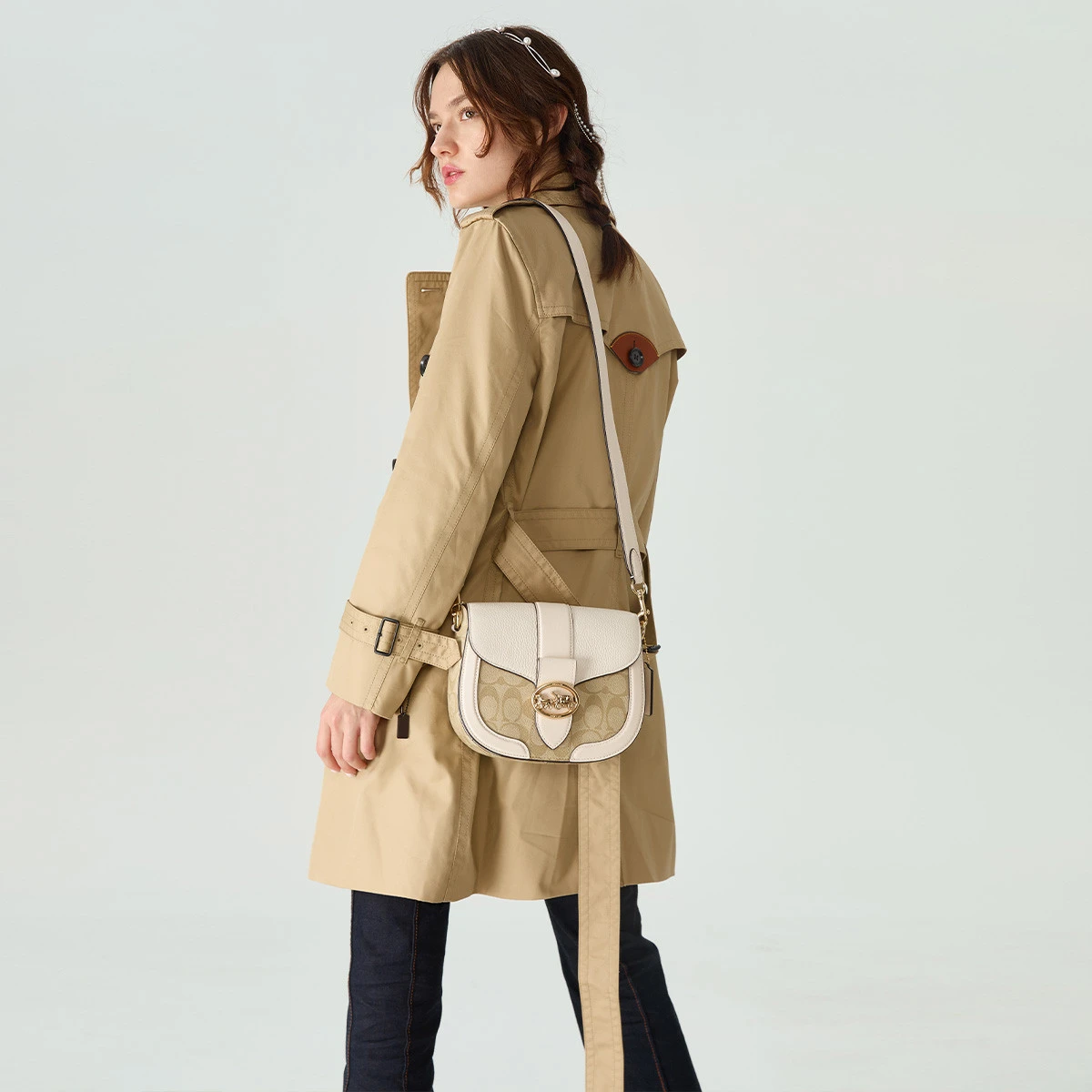 COACH【全国联保】Georgie 21单肩马鞍包手袋C2806 商品