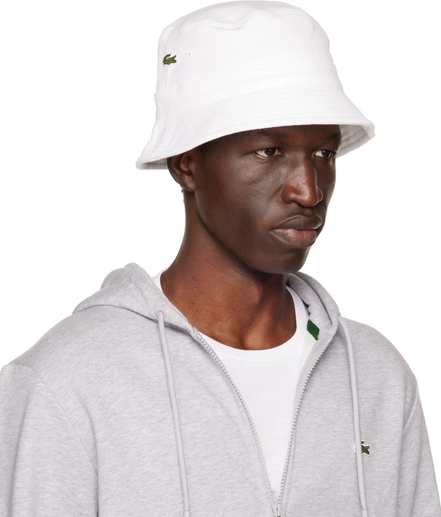 商品Lacoste|White Patch Bucket Hat,价格¥448,第2张图片详细描述
