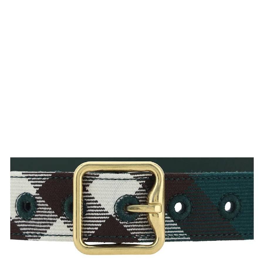 Berry様 Burberry Square Buckle Check-Pattern Belt - Belts - Compare