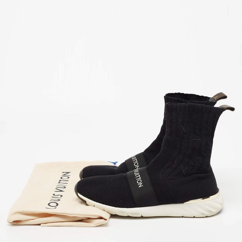 Louis Vuitton Black Stretch Fabric Aftergame Sock High Top Sneakers Size 41 商品
