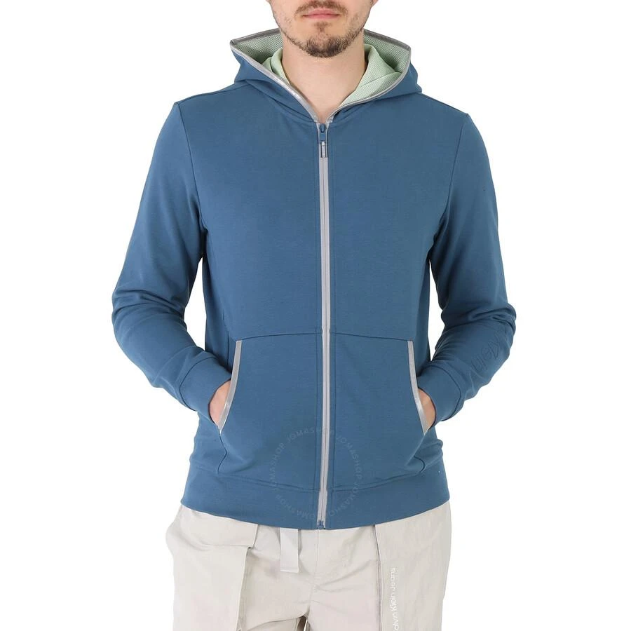 商品Calvin Klein|Calvin Klein Men's Modern Sweat Zip Up Hoodie, Size Small,价格¥223,第1张图片