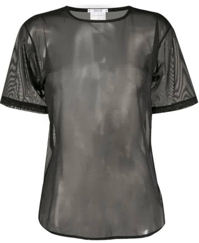 商品Wolford|Wolford Ladies Black Loose Fit Tulle Shirt, Size Small,价格¥374,第4张图片详细描述