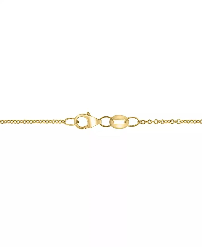 商品Effy|EFFY® Ruby (1/2 ct. t.w.) & Diamond (1/2 ct. t.w.) Openwork Cross 18" Pendant Necklace in 14k Gold,价格¥10274,第4张图片详细描述