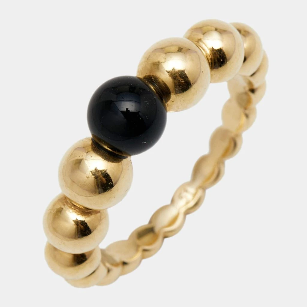 商品[二手商品] Van Cleef & Arpels|Van Cleef & Arpels Perlee Couleurs Onyx 18K Yellow Gold Variation Ring 51,价格¥8474,第3张图片详细描述