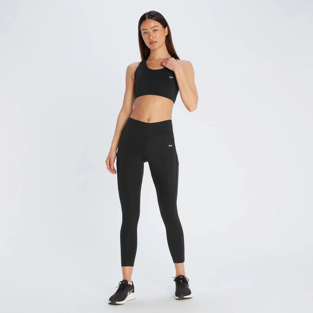 商品Myprotein|MP Women's Tempo Cross Back Sports Bra - Black,价格¥109,第4张图片详细描述