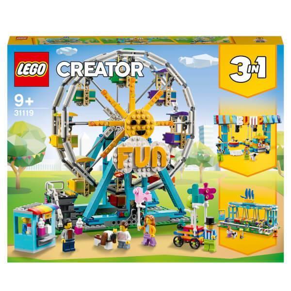 商品LEGO|LEGO Creator: 3in1 Ferris Wheel Fairground Building Set (31119),价格¥692,第1张图片