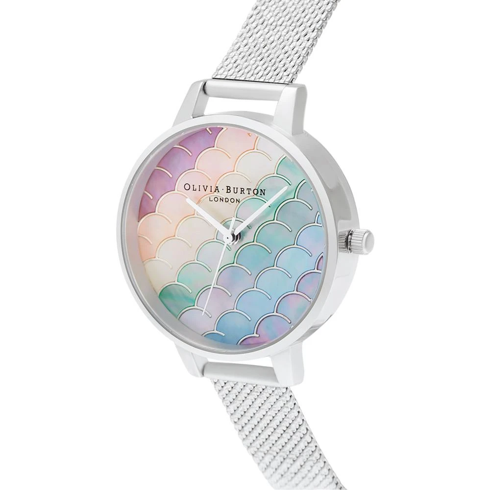 商品Olivia Burton|Women's Under The Sea Stainless Steel Mesh Bracelet Watch 34mm,价格¥983,第2张图片详细描述