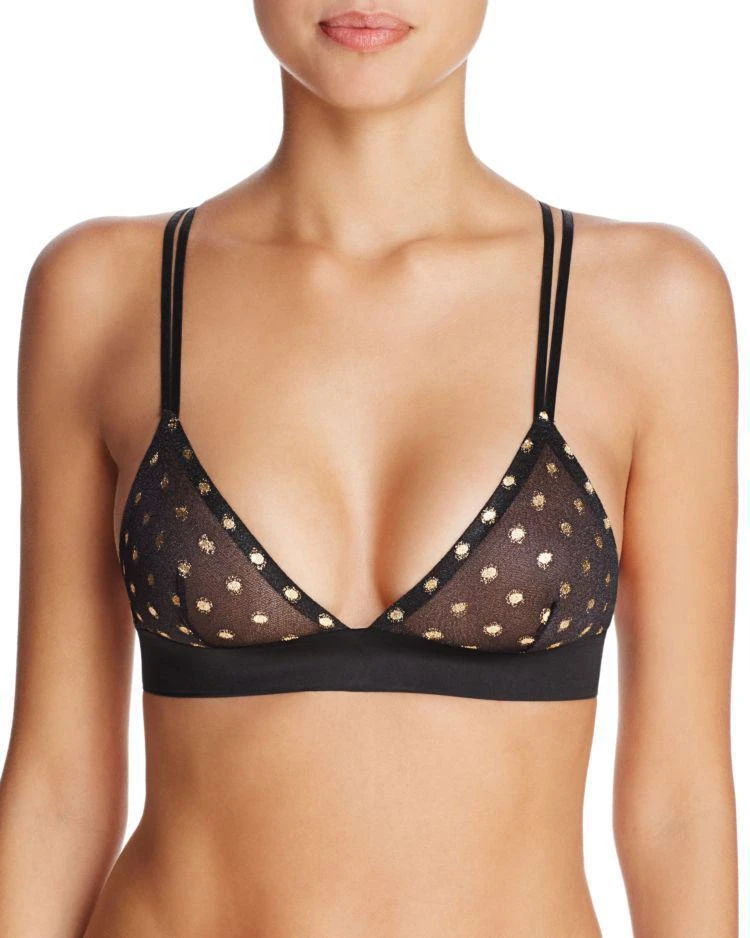 商品Sam Edelman|Metallic Mesh Dot Bralette,价格¥67,第1张图片