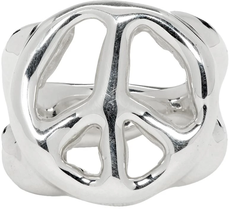 商品Ambush|Silver Peace Ring,价格¥1643,第1张图片