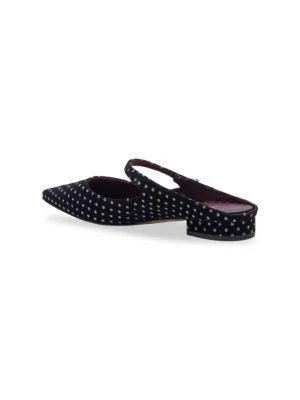 商品Kate Spade|Meg Velvet Mules,价格¥599,第3张图片详细描述