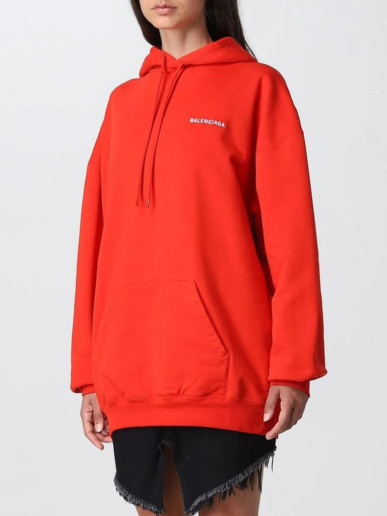 商品Balenciaga|Balenciaga cotton hoodie with logo,价格¥6624,第4张图片详细描述