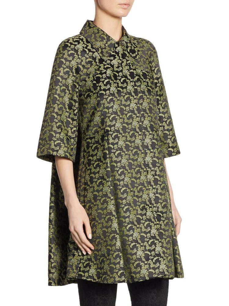 商品Erdem|Yuri Silk A-Line Coat,价格¥6231,第3张图片详细描述