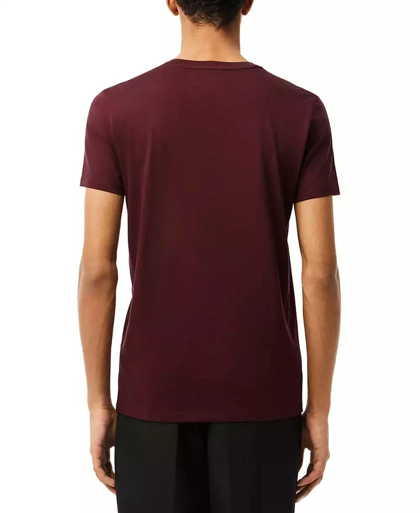 商品Lacoste|Men’s V-Neck Pima Cotton Tee Shirt,价格¥274,第3张图片详细描述