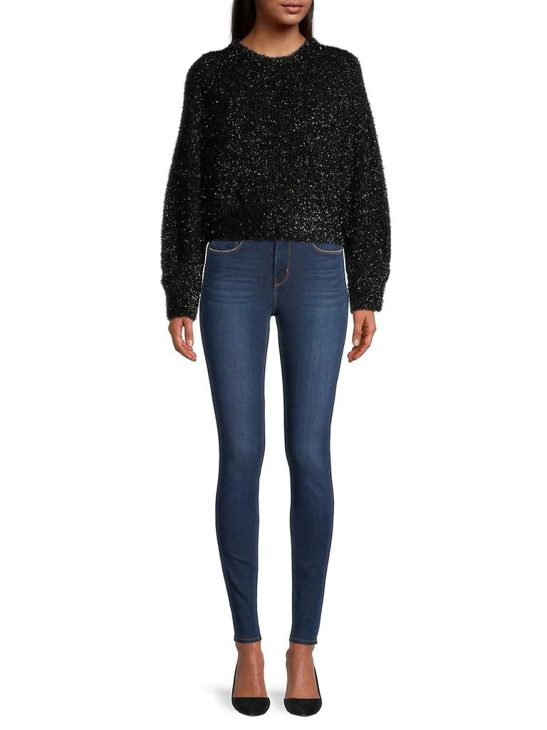 商品Tahari|Metallic Tinsel Sweater,价格¥496,第2张图片详细描述