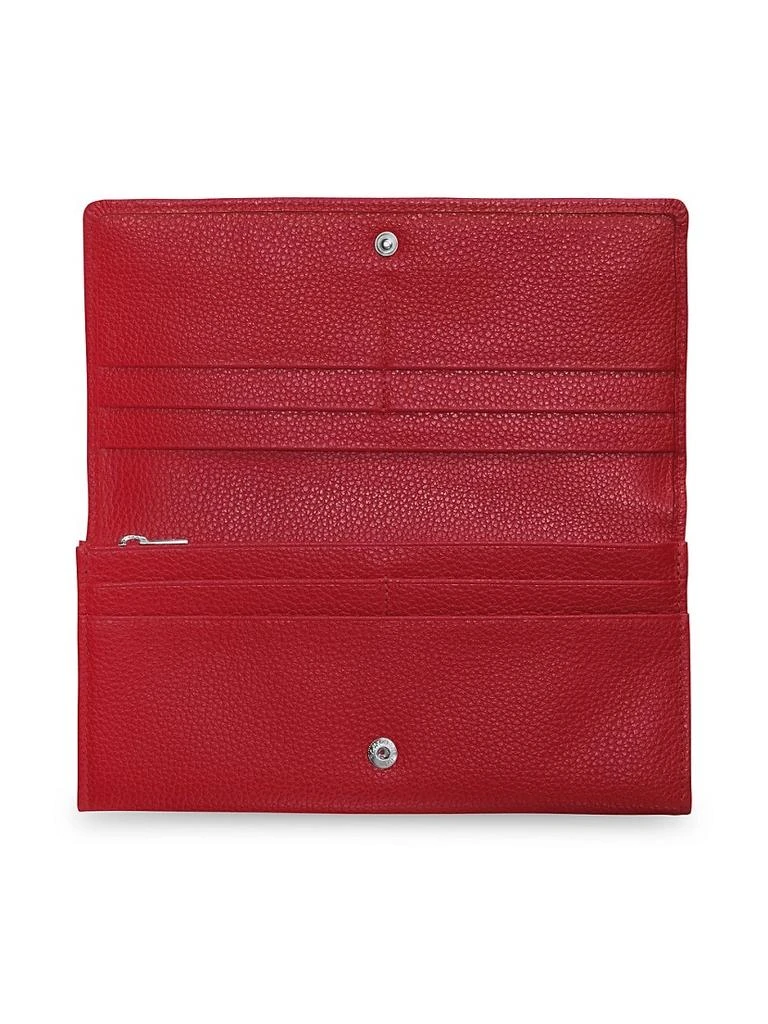 商品Longchamp|Le Foulonné Continental Snap Wallet,价格¥1878,第2张图片详细描述