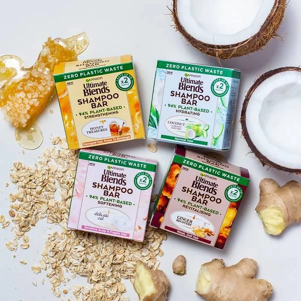 Garnier Ultimate Blends Delicate Oat Softening Shampoo Bar for Sensitive Scalp and Fragile Hair 60g 商品
