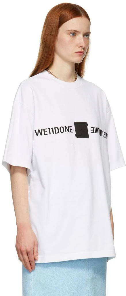 商品We11done|White Mirror Logo T-Shirt,价格¥1064,第2张图片详细描述