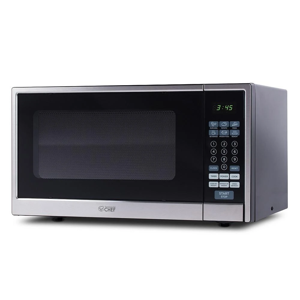 商品Commercial Chef|CHCM11100SSB 1.1 Cu. Ft. Microwave,价格¥2033,第1张图片