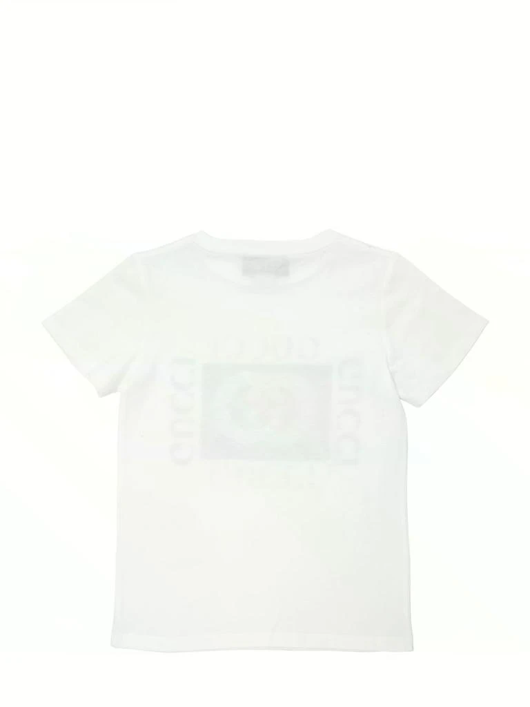 商品Gucci|Logo Print Cotton Jersey T-shirt,价格¥1699,第2张图片详细描述