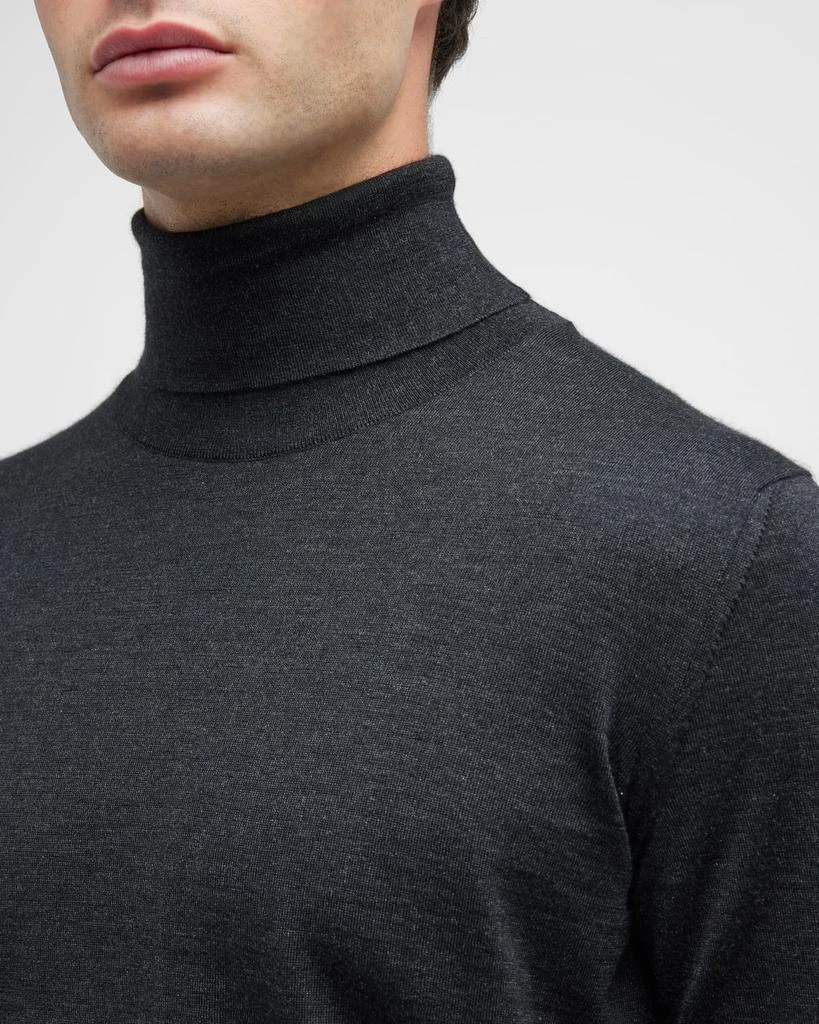 Men's Cashmere-Silk Turtleneck Sweater 商品