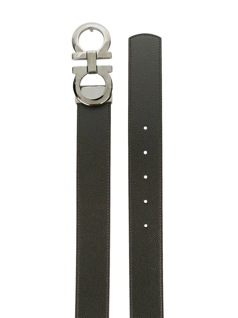 商品Salvatore Ferragamo|Salvatore ferragamo men's black leather belt,价格¥3656,第2张图片详细描述