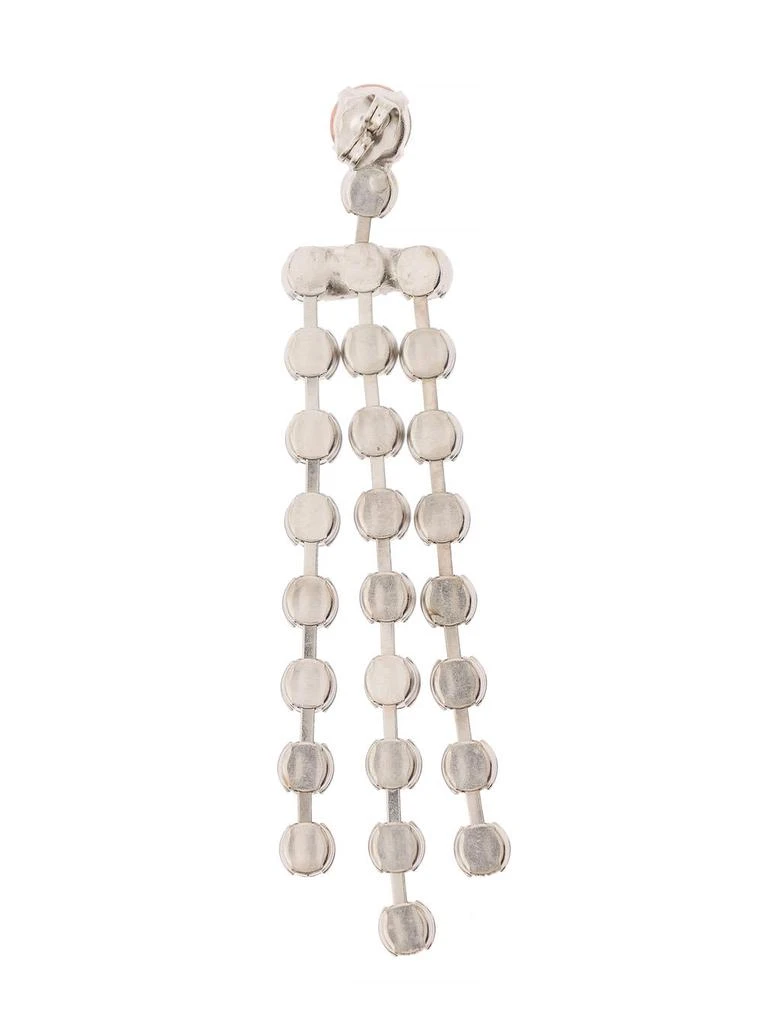 商品FORTE_FORTE|Forte_Forte White Crystals Earrings With Asymmetric Pendants In Brass Woman,价格¥819,第2张图片详细描述