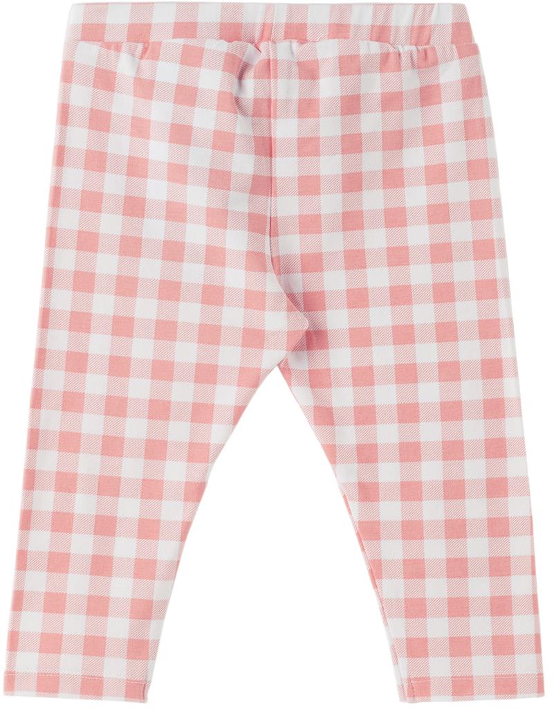 Baby White & Pink T-Shirt & Leggings Set商品第5张图片规格展示