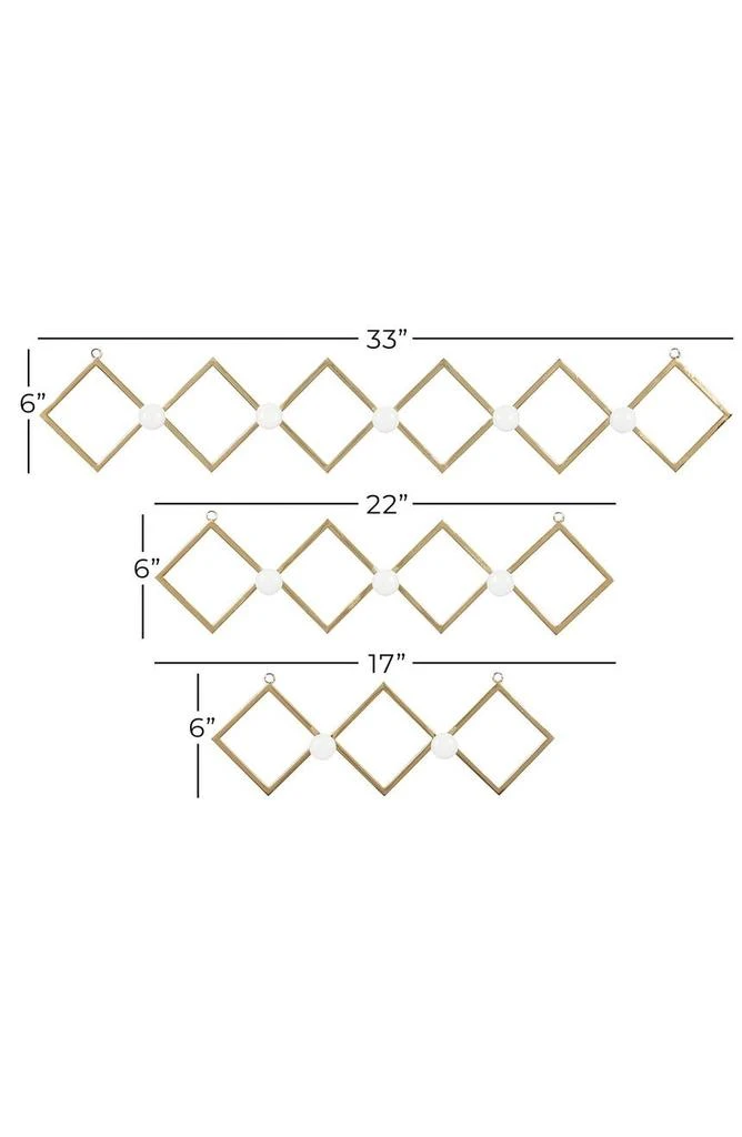 商品VIVIAN LUNE HOME|Goldtone Iron Glam Wall Hook - Set of 3,价格¥1038,第3张图片详细描述