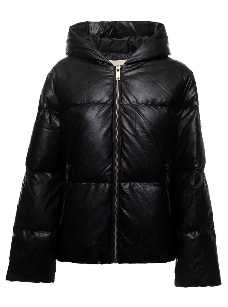 商品Michael Kors|LEATHER QUILTED PUFFER JACKET,价格¥1839,第1张图片