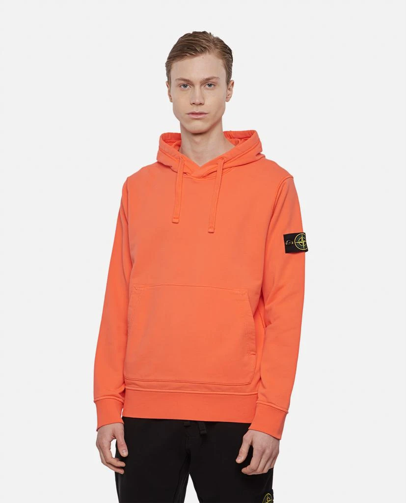 商品Stone Island|COTTON HOODED SWEATSHIRT,价格¥2712,第1张图片