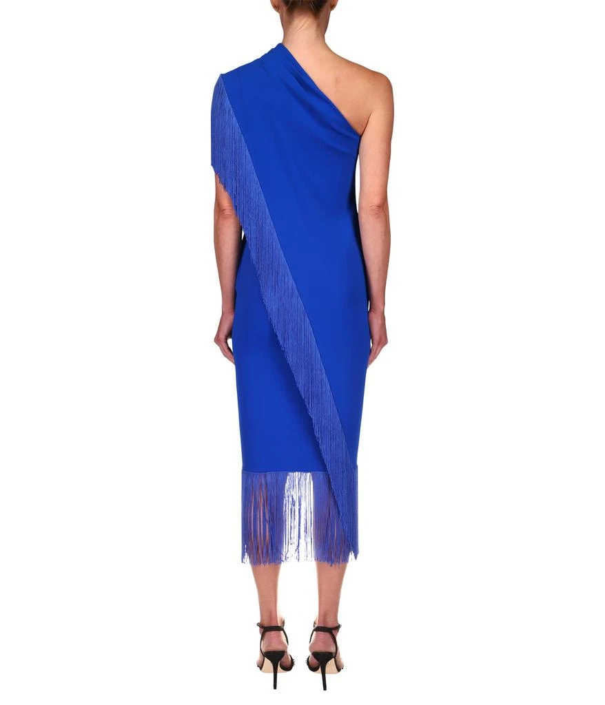 商品Badgley Mischka|Stretch Crepe Fringe Dress,价格¥2131,第3张图片详细描述