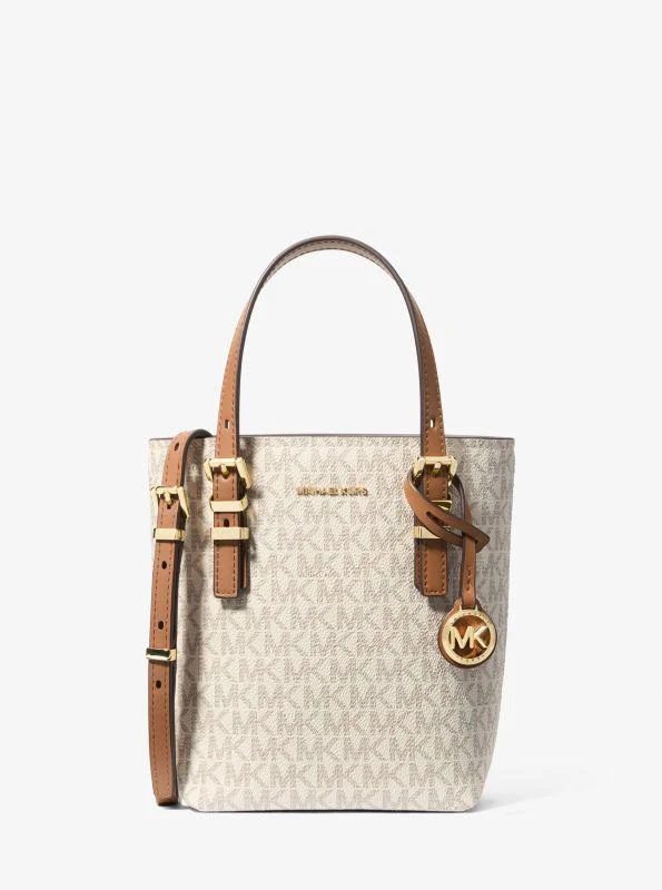 商品Michael Kors|Quinn Extra-Small Signature Logo and Leather Convertible Tote Bag,价格¥486,第1张图片
