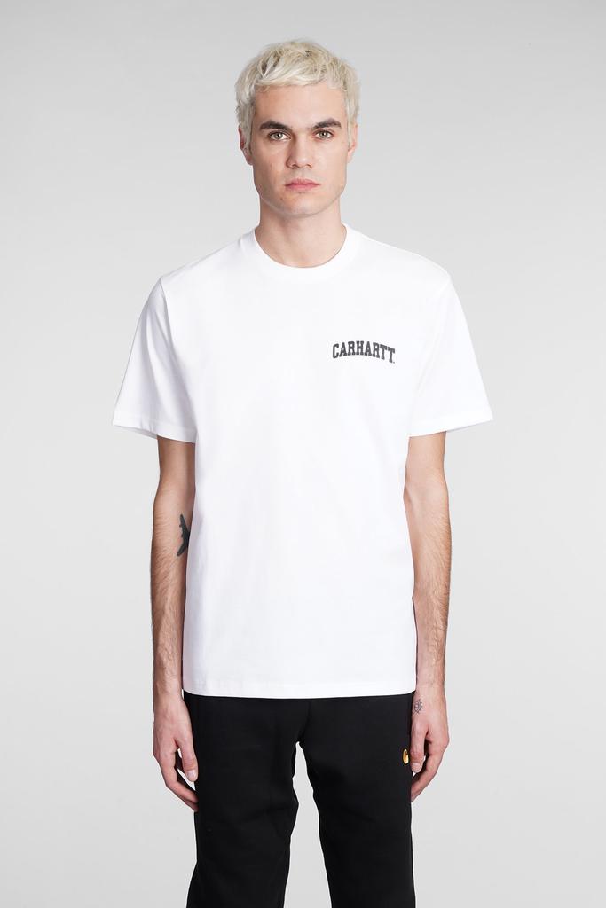 Carhartt T-shirt In White Cotton商品第1张图片规格展示