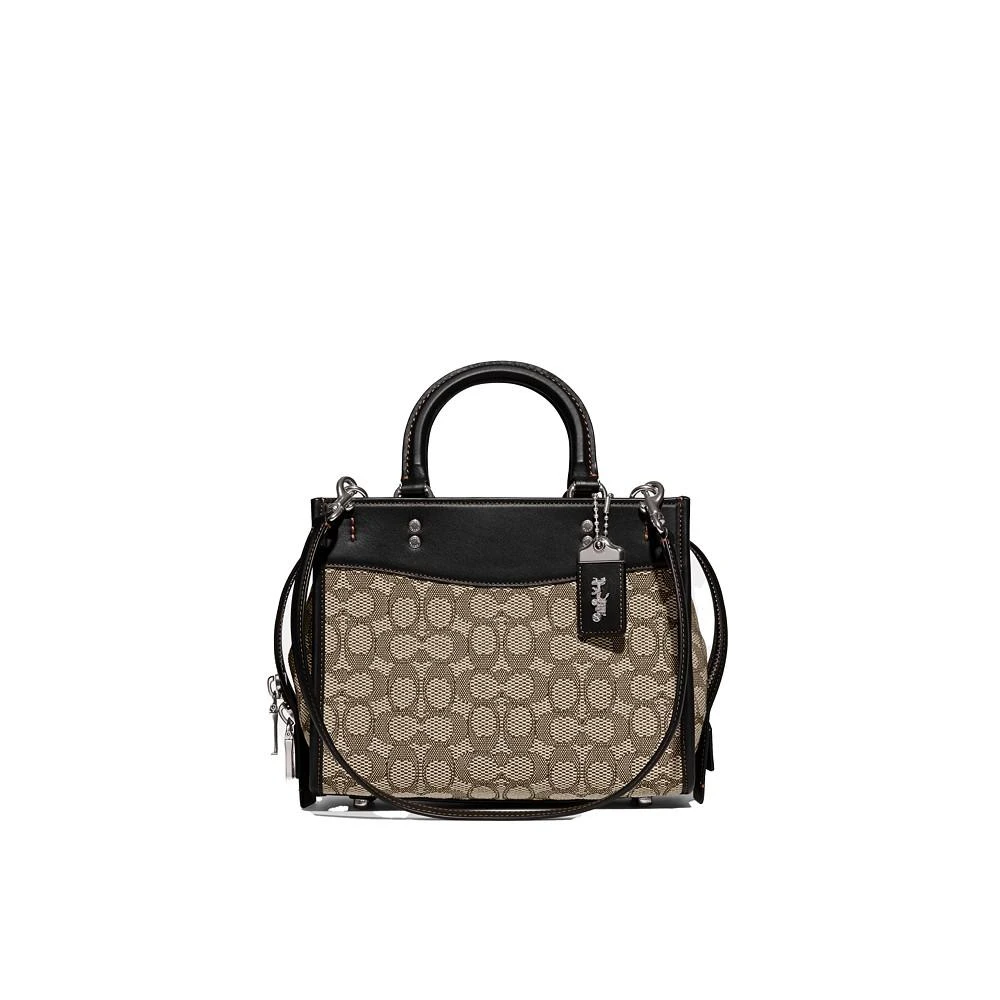 商品Coach|Rogue 25 in Signature Textile Jacquard Satchel Bag,价格¥5048,第1张图片