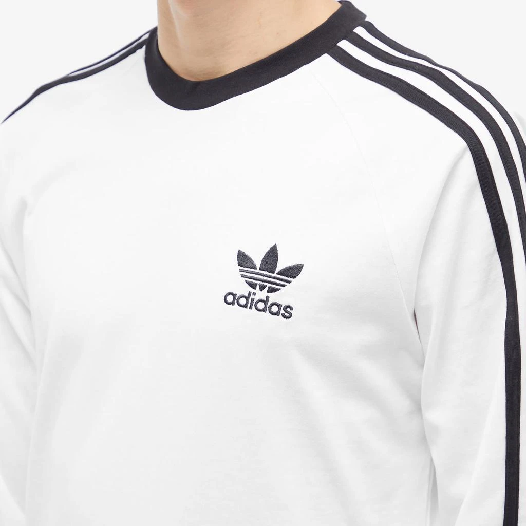 商品Adidas|Adidas Long Sleeve 3 Stripe T-Shirt,价格¥233,第5张图片详细描述