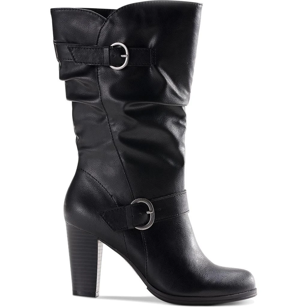 商品Style & Co|Style & Co. Womens Sachi  Slouchy Wide Calf Mid-Calf Boots,价格¥99,第4张图片详细描述