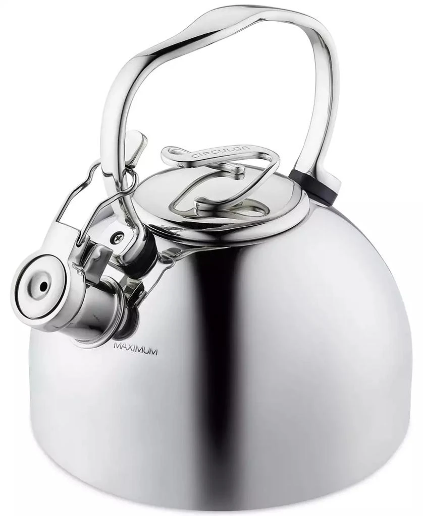 商品Circulon|Stainless Steel 2-Qt. Whistling Teakettle with Flip-Up Spout,价格¥1043,第1张图片