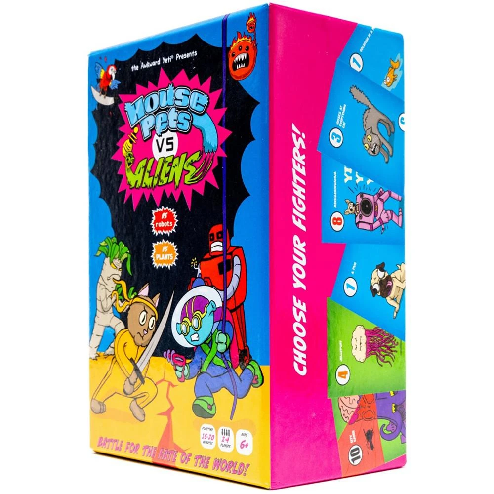 商品Nutt Heads|The Awkward Yeti Presents House Pets vs Aliens Set, 5 Piece,价格¥112,第2张图片详细描述