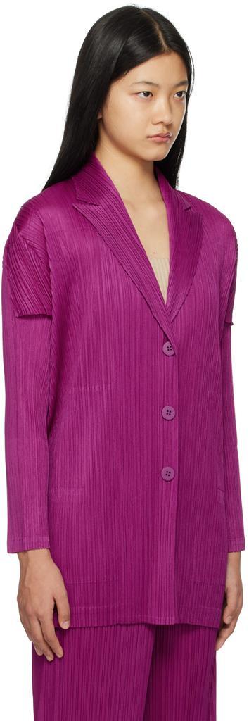 商品Pleats Please|紫色 Forward 2 大衣,价格¥5882,第4张图片详细描述
