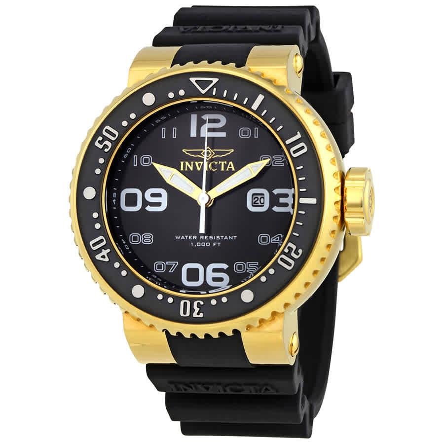 Invicta Pro Diver Black Dial Mens Watch 21521商品第1张图片规格展示