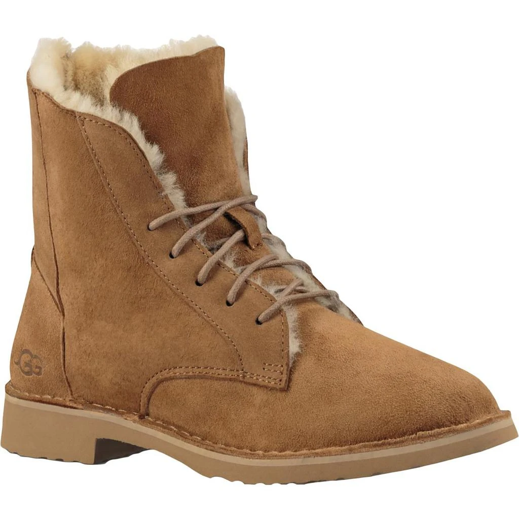 商品UGG|Ugg Womens Quincy Suede Fold-Over Winter Boots,价格¥506,第1张图片