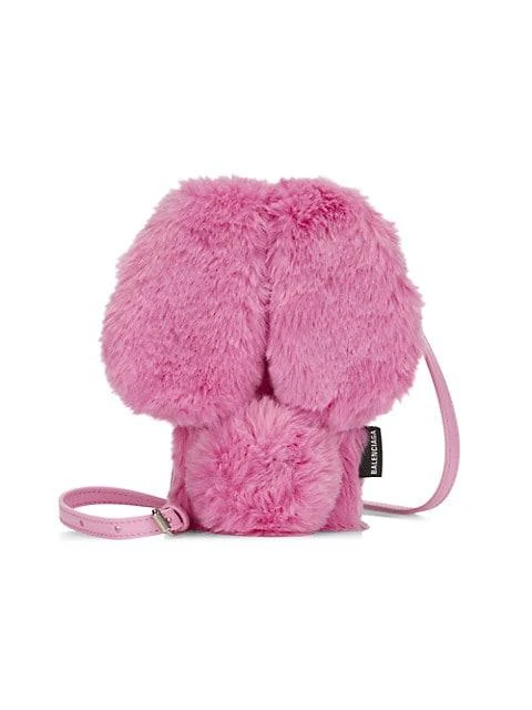商品Balenciaga|Fluffy Bunny iPhone 12 Case-On-Strap,价格¥1815,第1张图片