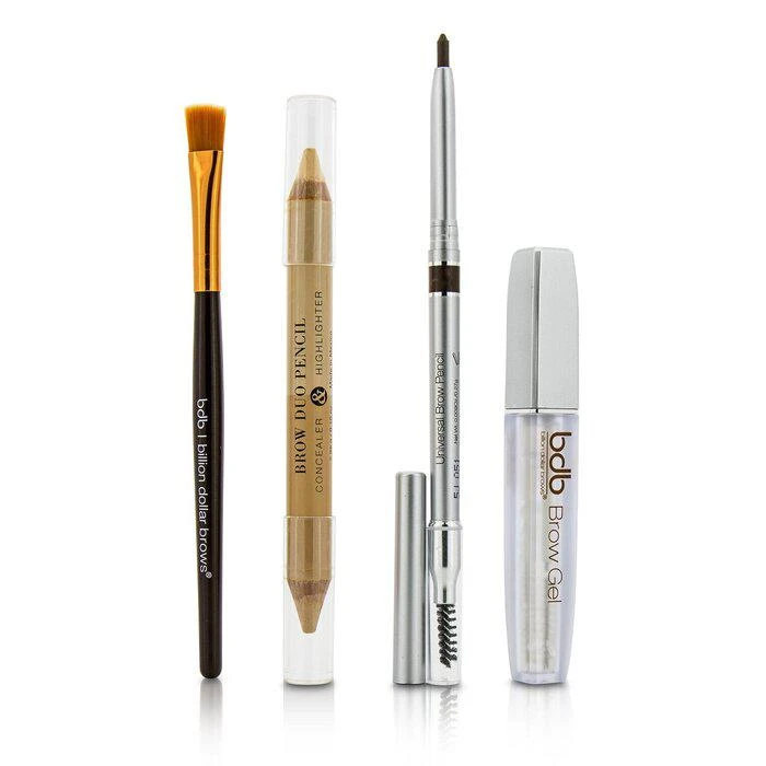 商品Billion Dollar Brows|Billion Dollar Brows 人气组合：1x 通用眉笔 0.27g/0.009oz, 1x 双头眉笔 2.98g/0.1oz, 1x 眉刷, 1x 眉胶 3ml/0.1oz 4pcs,价格¥376,第2张图片详细描述