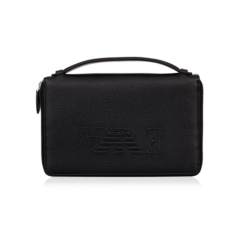 商品[国内直发] Emporio Armani|EMPORIO ARMANI 黑色男士手拿包 Y4R015-YH185-80001,价格¥1884,第1张图片