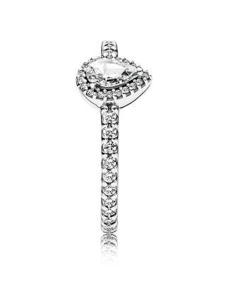 商品PANDORA|Sterling Silver & Cubic Zirconia Radiant Teardrop Ring,价格¥561,第2张图片详细描述