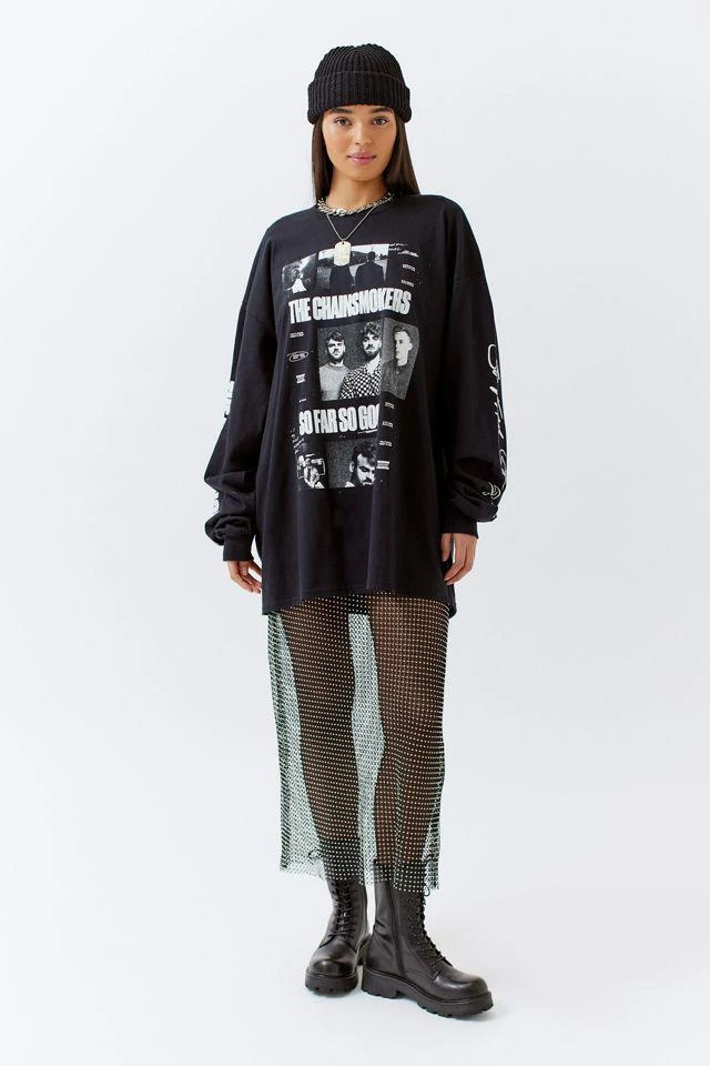 商品Urban Outfitters|Chainsmokers Oversized Long Sleeve Tee,价格¥114,第5张图片详细描述