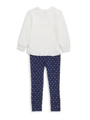 商品Tommy Hilfiger|Little Girl’s 2-Piece Sweatshirt & Leggings Set,价格¥80,第2张图片详细描述