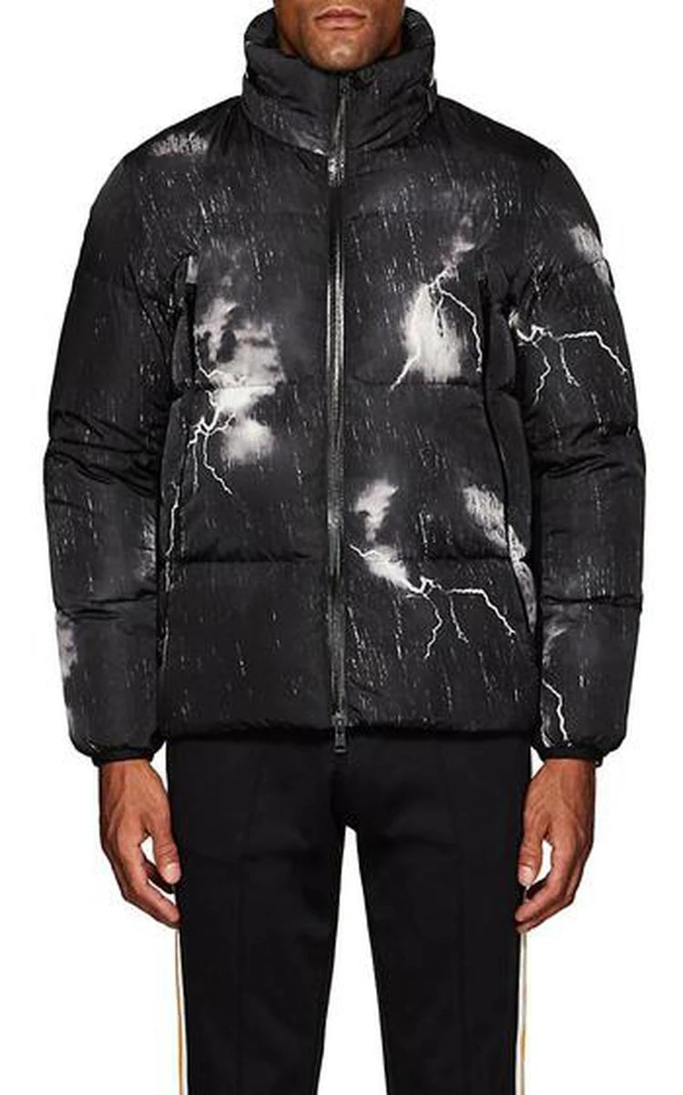 商品Moncler|Lightning-Print Down Puffer Jacket,价格¥13925,第5张图片详细描述